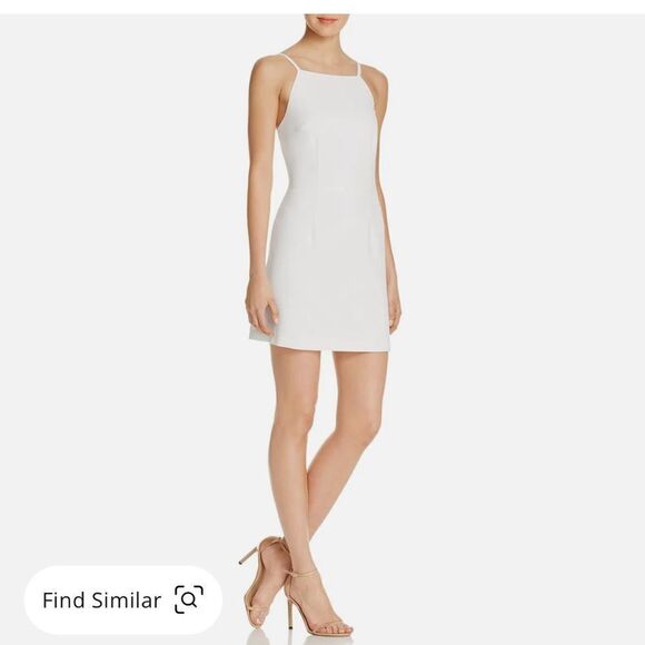 🔥French connection Summer Whisper Womens A-Line Mini Party Dress Sz 4 New - Picture 3 of 5